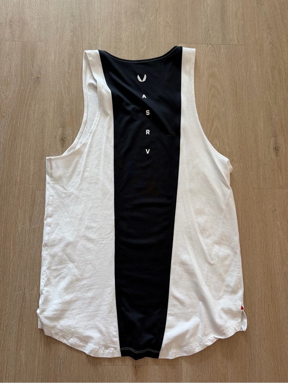 ASRV Black & White Athletic Tank Top